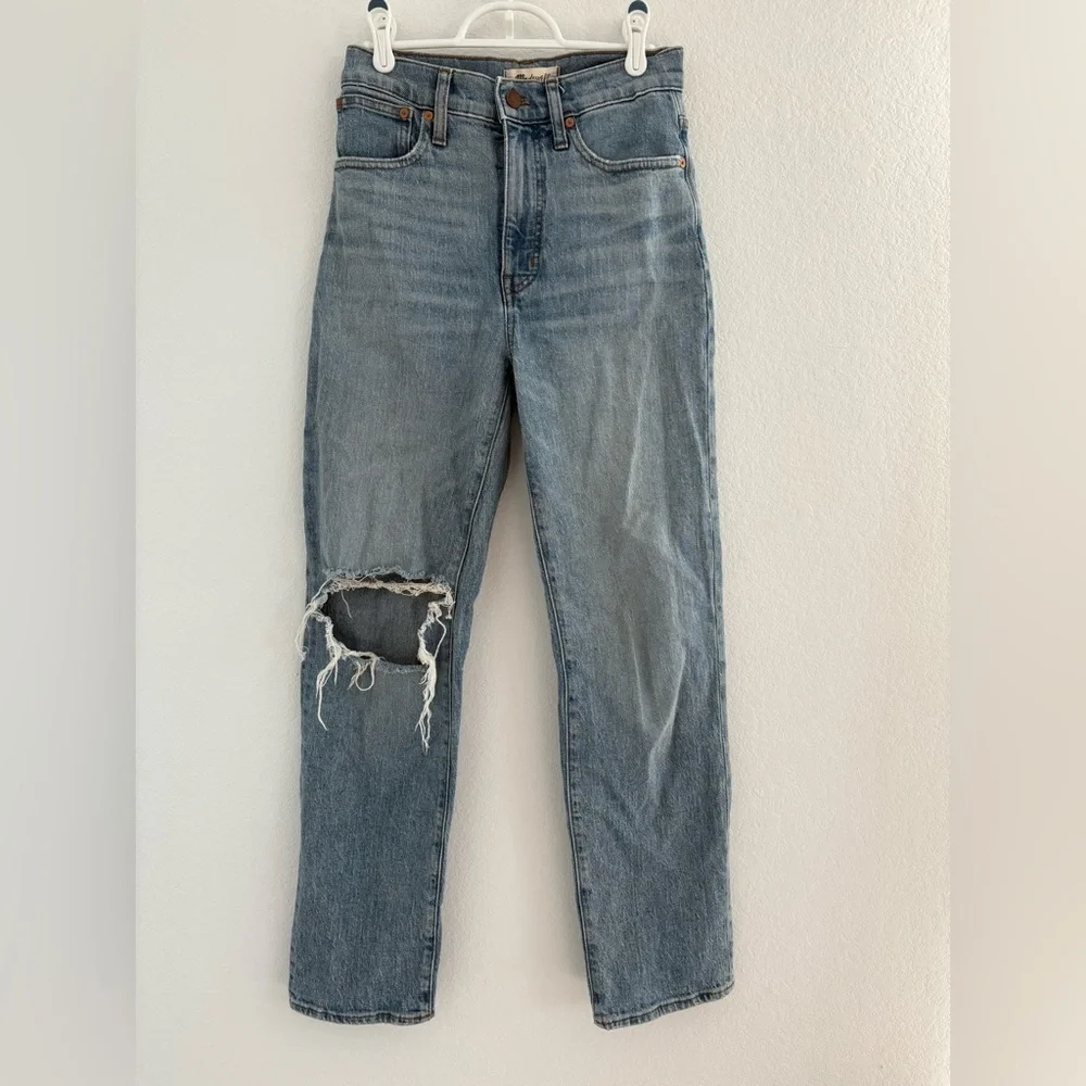 Madewell The Perfect Vintage Straight Jean Size 25 - Picture 11 of 14